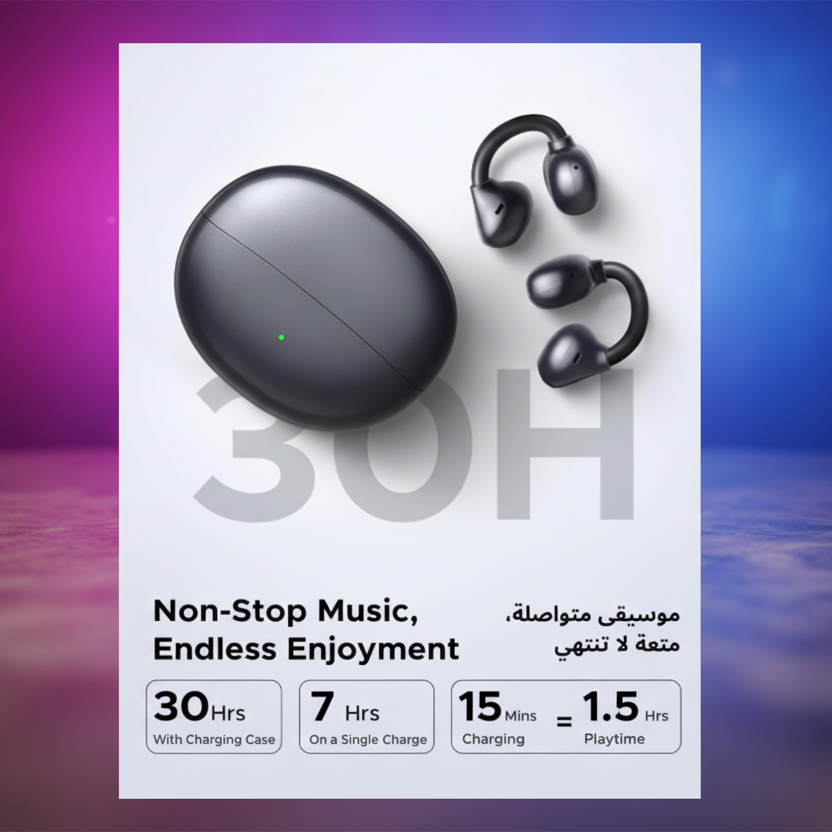 UGREEN ClipBuds, With 4 Mic Crystel Clear Calling